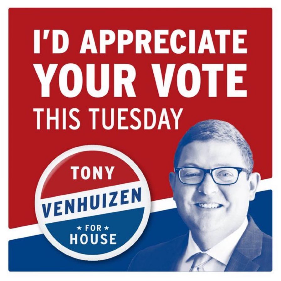 Voting for <a href="/Tony_Venhuizen/">Tony Venhuizen</a> today! Looking forward to his leadership!