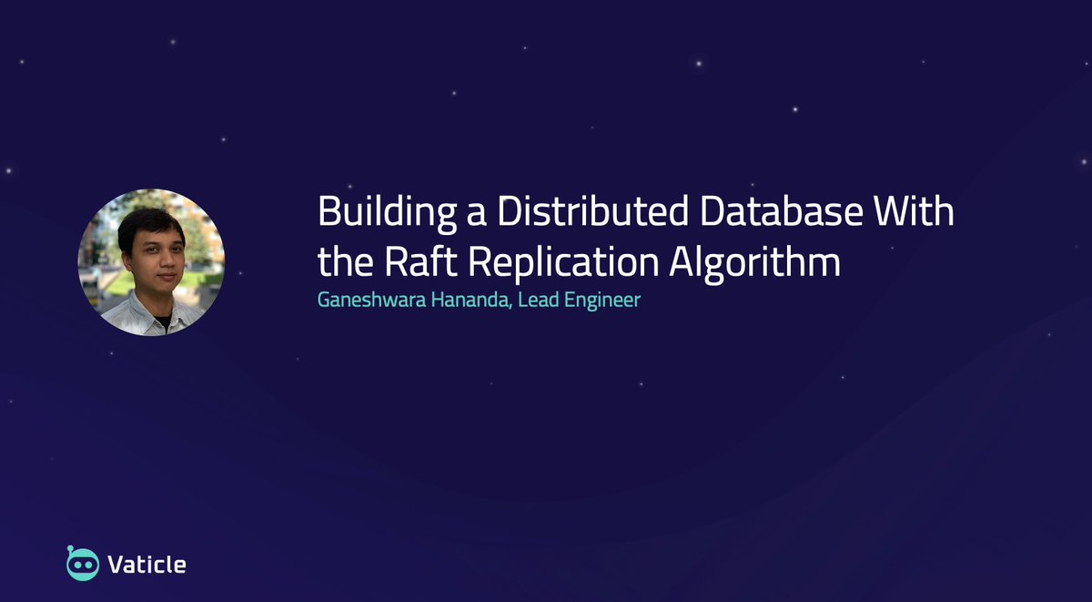 Catch @ganeshwara_hh tonight at 5.30pm (London time) discussing #TypeDB Cluster, the distributed #database built for production-scale, built using the #raft replication algorithm. Sign up here! us02web.zoom.us/webinar/regist…