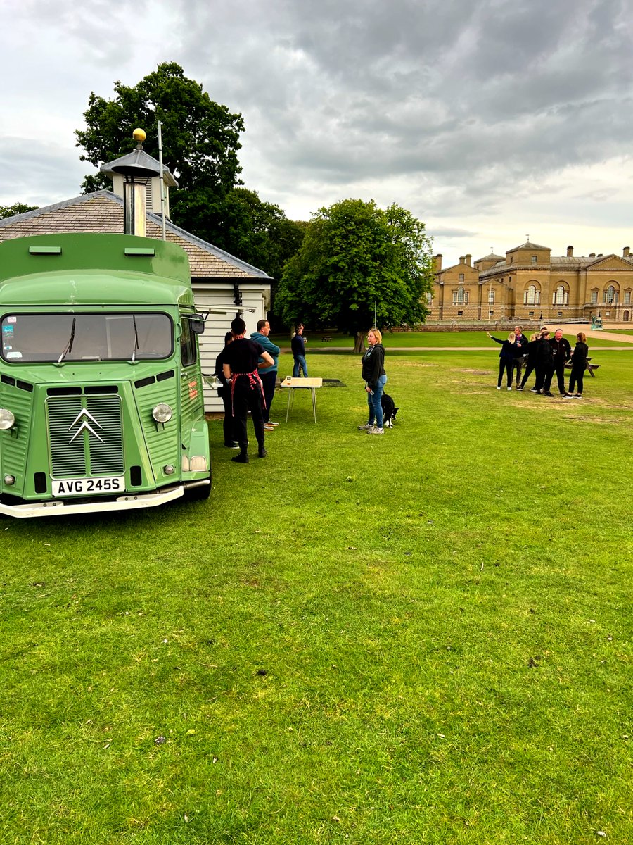 It's been a busy few weeks for the Wood Kitchen, and a highlight for us was catering for the team at  <a href="/HolkhamEstate/">Holkham</a> at the wonderfull #holkhamhall. Really great to cater for you guys - you do a wonderful job! #pizzavan #norfolk #events #woodfired #citroenhy #streetfood #holkham