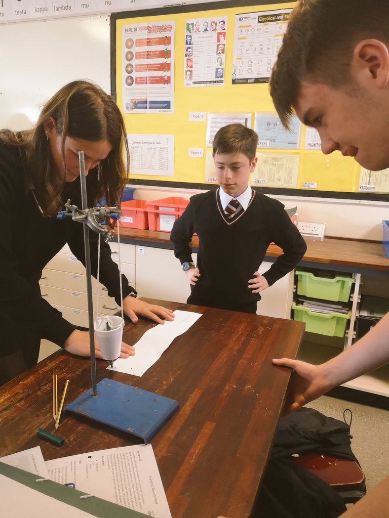 Valerie, James, and Oliver with their DIY seismometer! <a href="/WyedeanScience/">Wyedean Science</a> <a href="/WyedeanSchool/">Wyedean School & Sixth form centre</a>