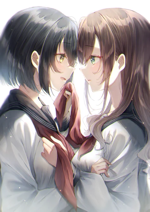 ドキドキしてる? 
#創作百合 