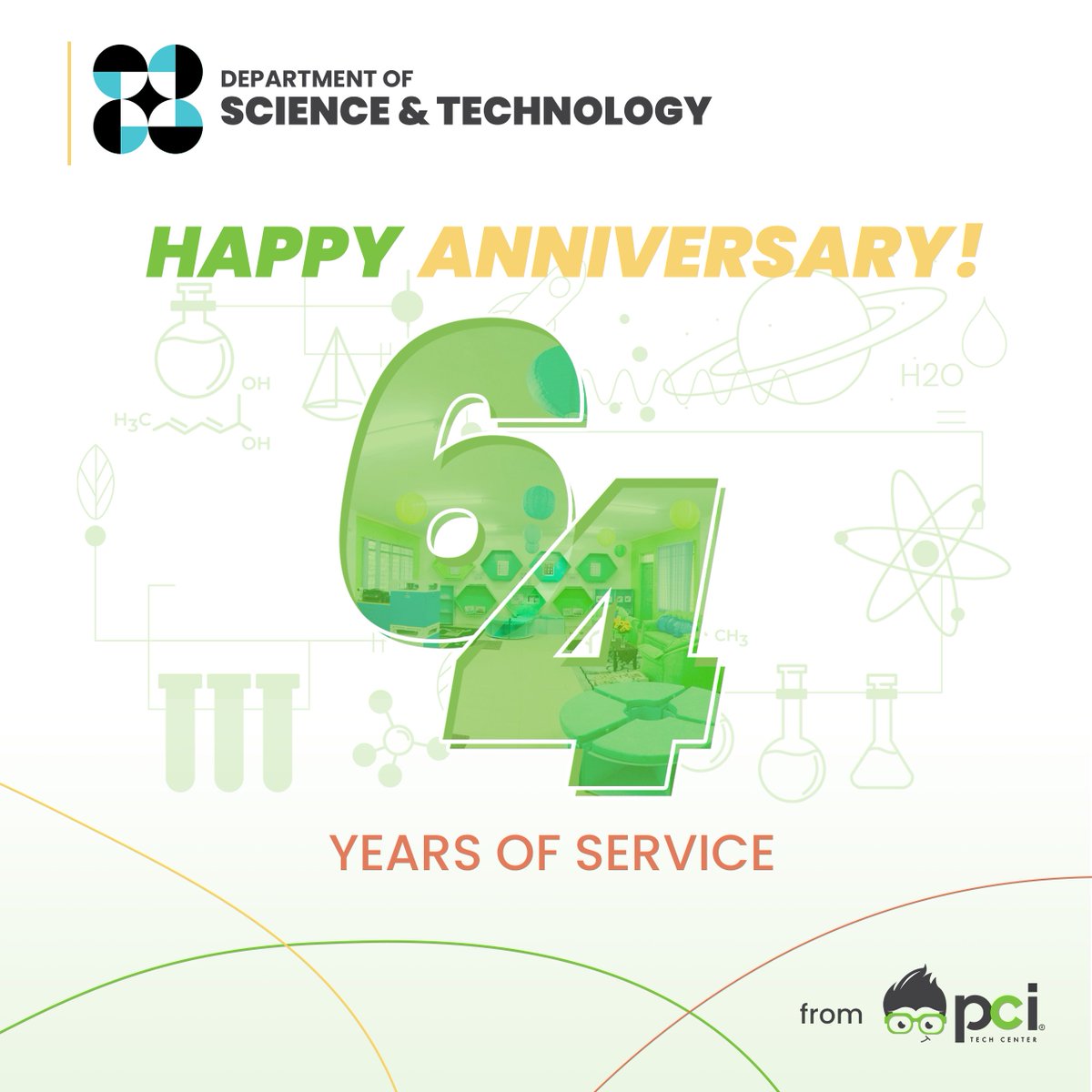 PCITechCenter's tweet photo. For 64 years, @DOSTphl Dept. of Science and Technology have opened opportunities to many students, and everyone else who seek to gain knowledge as well as those who aim to develop innovative technology for our country. 
#DOST64
#DOSTPHILIPPINES
#ScienceforthePeople
#PCITechCenter https://t.co/6lmAJcS2rN