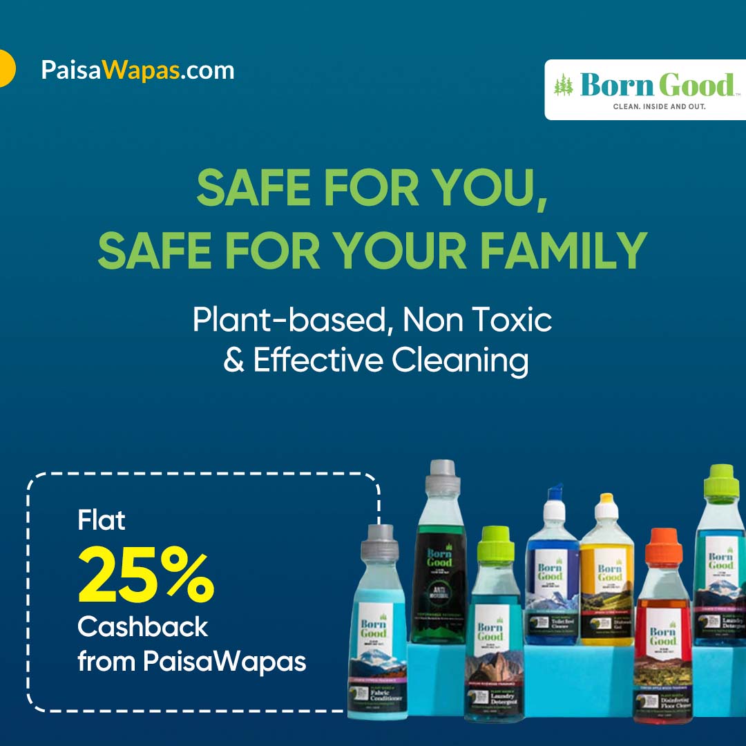 🤩Born Good 😍Safe for you and your family ❤️

✅FLAT  25% PaisaWapas Cashback 😍

GRAB The Amazing Deal 😍
bit.ly/3mjSgJM
.
.
.
.
.
.
.
.
.
#PaisaWapas #borngood #safeforyou #brand #buyonline #dealoftheday #safeforyourfamily #cleaning #effective #nontoxic #familia #