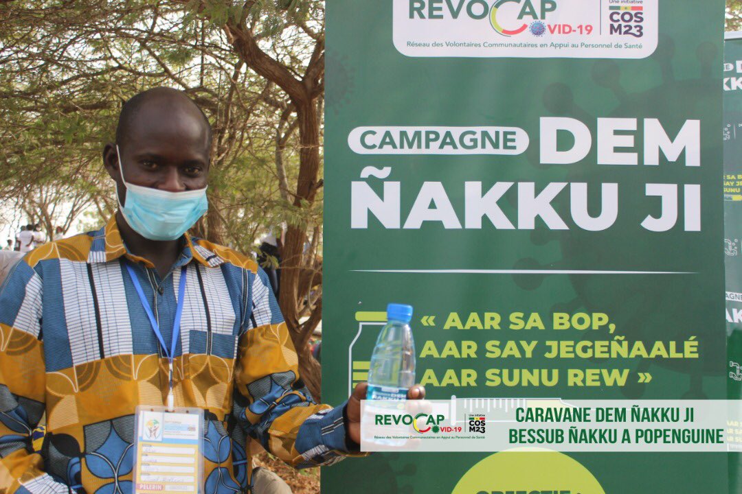 REVOCAP's tweet photo. Nos chaleureux remerciements au CICOMAP, la Région Médicale de Thies et le District Sanitaire de Popenguine pour la collaboration.
#AndXeexCorona #sunucitoyennete #pentecôte2022 #senegal https://t.co/4H5Y9Awdz4