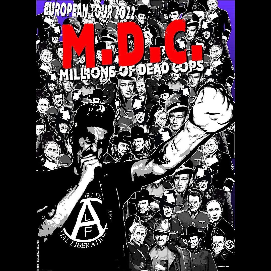 MUFT_CONCERTS's tweet photo. #mdcpunkofficial #live in #münchen,
am 12.07.22 im #unterdeck! Der Vorverkauf läuft - es gibt 150 Tickets im freien Verkauf!
#hcpunk #hardcore #punk #hardcorepunk #punkrock #millionsofdeadcops https://t.co/ebQ92HnLj1