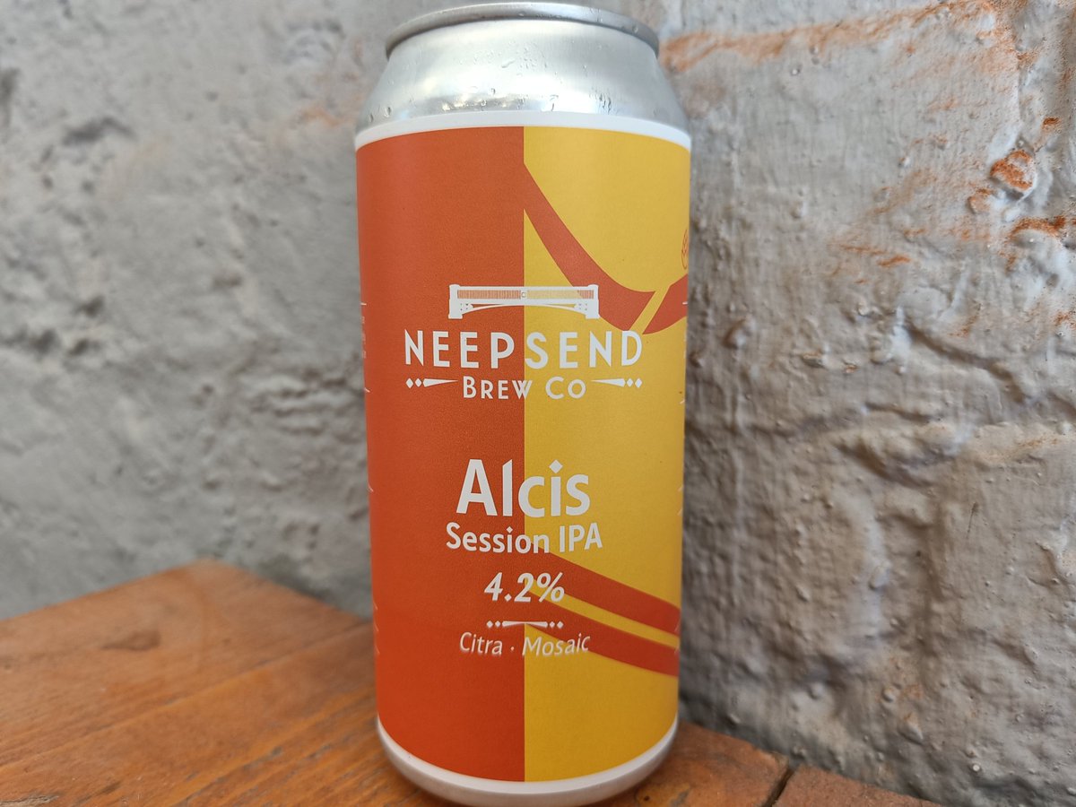 Alcis, our Session IPA, is freshly canned today and back up on neepsendbrewco.com/shop and available to trade after a bit of an absence.