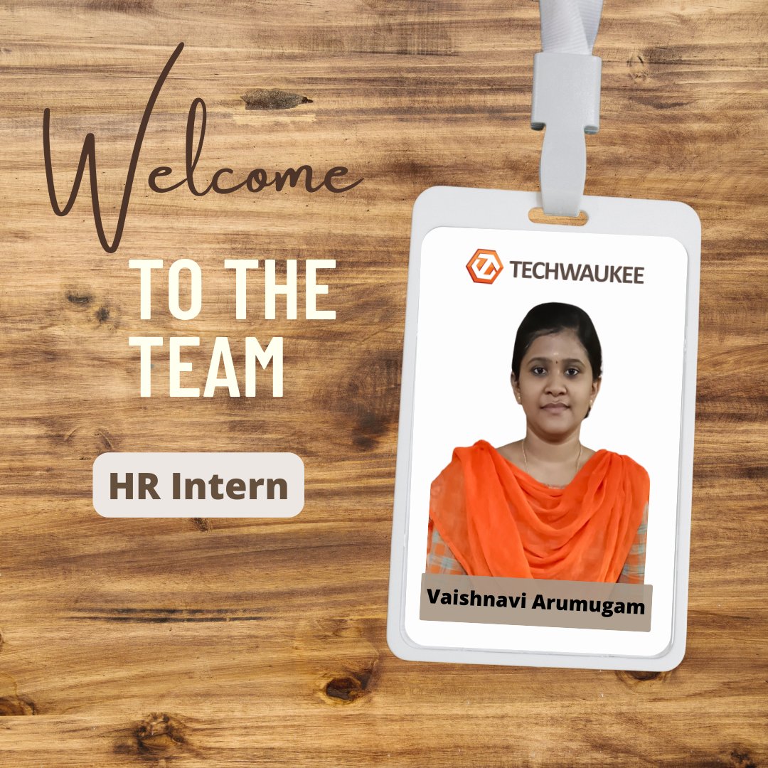 techwaukee's tweet photo. “The whole company welcomes you, and we look forward to a successful journey with you! Vaishnavi Arumugam Welcome aboard!”

#team #newjoinee #welcometotheteam #TWteam #recruiter #hr #hrassociate #letsgrowtogether https://t.co/t7XS1ylk80