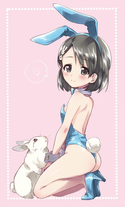 バニーな佐々木千枝ちゃん💙🐰

前同人誌で描いたけど何度も描いちゃうくらい好き❣️似合う☺️
#佐々木千枝生誕祭2022
#佐々木千枝生誕祭 