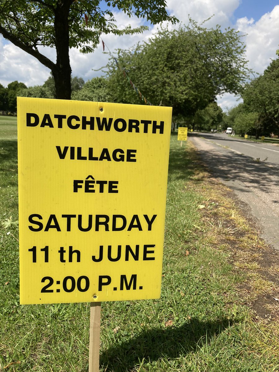 Hoping for good weather for our 2022 fête on Saturday 🤞