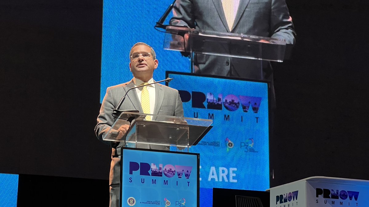 PRFAA's tweet photo. Executive Director Feliciano attends the PRNow Summit hosted by @AAFAFPR which included the participation of @GovPierluisi as the keynote speaker. Recovery, economic growth and fiscal sustainability marked the beginning of this two-day event that continues today. https://t.co/3ggBdqPTVd