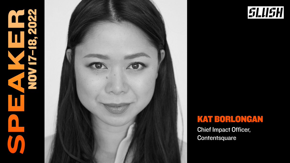 Slush (@slushhq) on Twitter photo Chief Impact Officer. That’s a first for Slush! <a href="/katborlongan/">Kat Borlongan</a>, a former French gov official working on boosting France’s startup ecosystem, governs the impact of Contentsquare on its employees, end-users, and planet. Kat will be on the Slush stage telling about the value of CIOs. Chief Impact Officer. That’s a first for Slush! <a href="/katborlongan/">Kat Borlongan</a>, a former French gov official working on boosting France’s startup ecosystem, governs the impact of Contentsquare on its employees, end-users, and planet. Kat will be on the Slush stage telling about the value of CIOs.