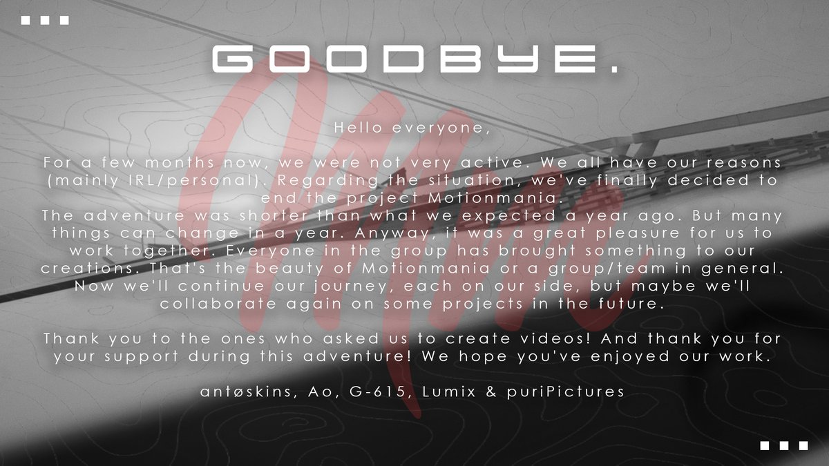 Motionmania statement

Thank you everyone for this year 🤍🖤!