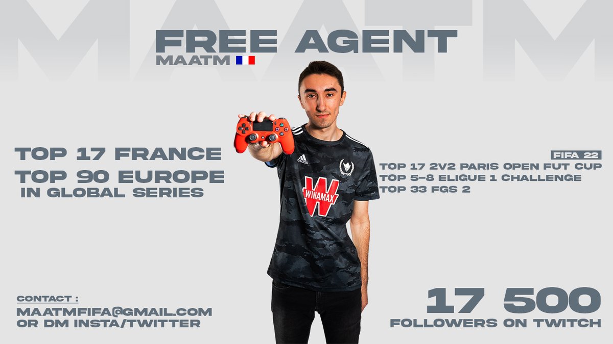_MaatM_'s tweet photo. Suite à un accord commun, je vous annonce aujourd'hui la fin de mon aventure au @vinskyfc après 2 saisons à leurs cotés. ❤️

Je suis désormais Free Agent et à la recherche d'un projet sérieux à représenter !
Déterminé à continuer de grandir💪

RT fortement appréciés 🙏 https://t.co/Ygrpv4c96p