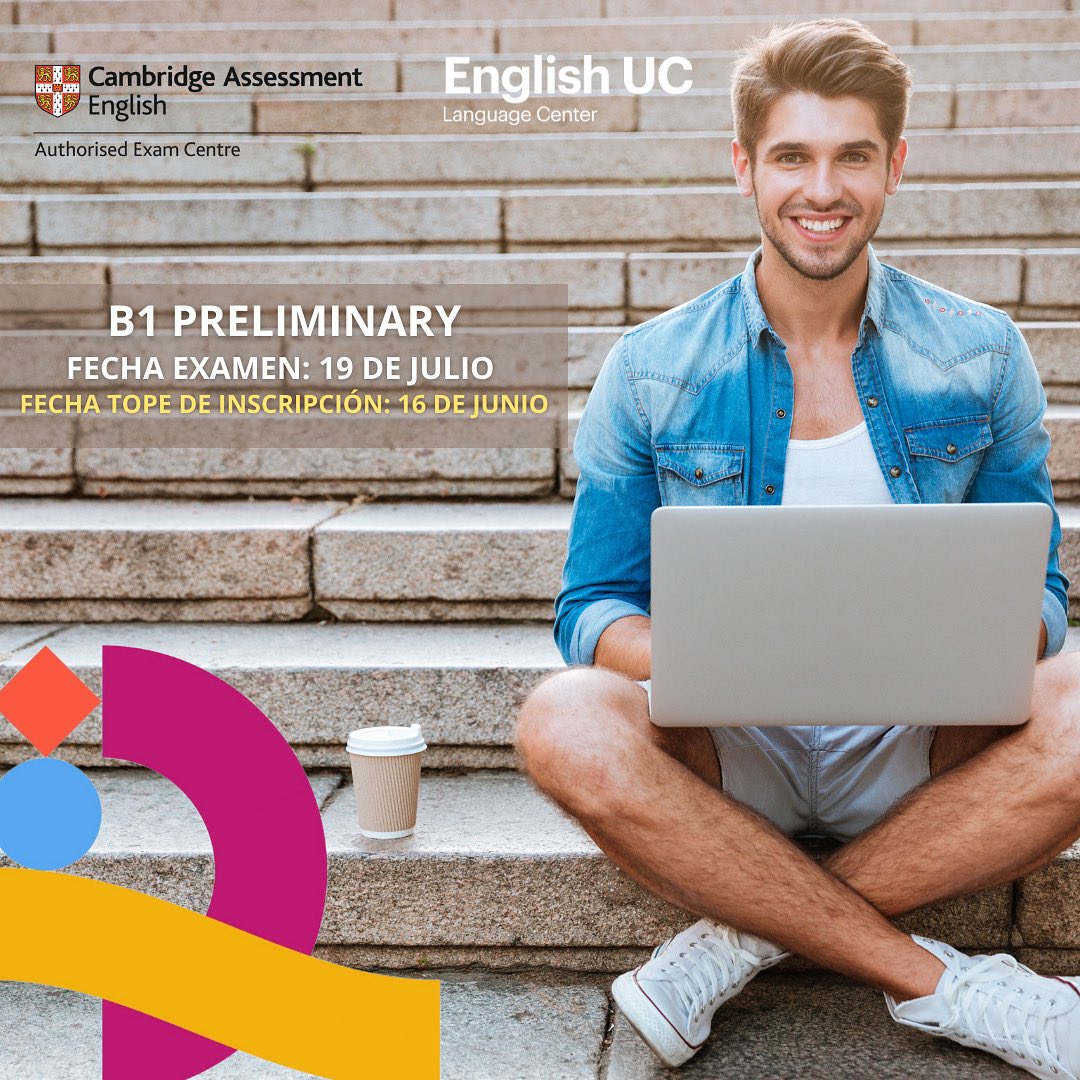 EnglishUC_'s tweet photo. ¡NUEVA FECHA! Si quieres vivir, estudiar o trabajar en el extranjero, entonces esta es tu oportunidad de rendir tu examen Cambridge! 🎉 
📚Fecha del examen: 19 de julio 
Puedes inscribirte hasta el 16 de junio
No te quedes fuera! 🌎✈️

https://t.co/cKTogF8SJU https://t.co/fJuj4nmJJb