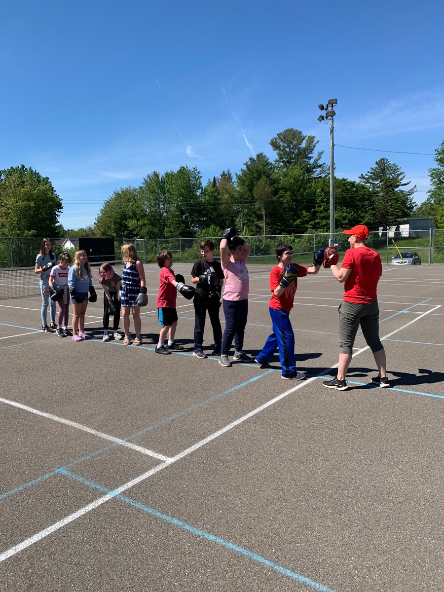 Boxing club 🥊 <a href="/nasismiddle/">Nashwaaksis Middle</a> . What a beautiful day to reset, refresh and burn some energy. @TheVilleCoop <a href="/ASDWLimelight/">ASD-W Limelight</a>
