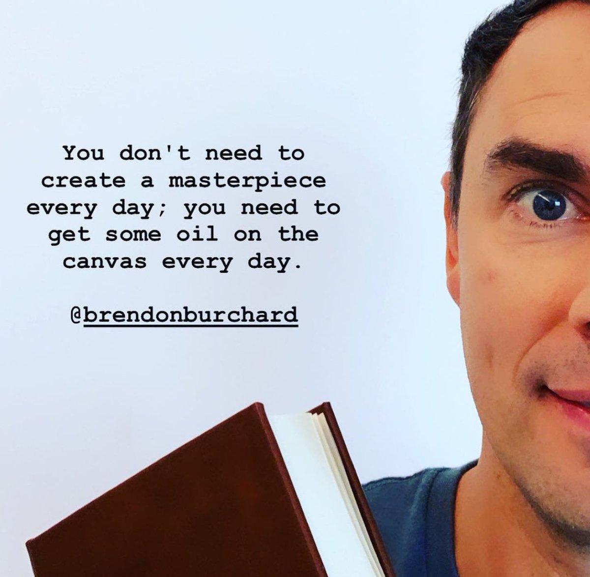 BrendonBurchard's tweet photo. This philosophy is how I’ve written 6 bestselling books, a weekly newsletter since 2006, and filmed over 20 online courses taken by over 3 million people in 150 countries worldwide. progress not perfection. Just consistency, trust in the creative process, the spirit of service. https://t.co/MubMcodwqP