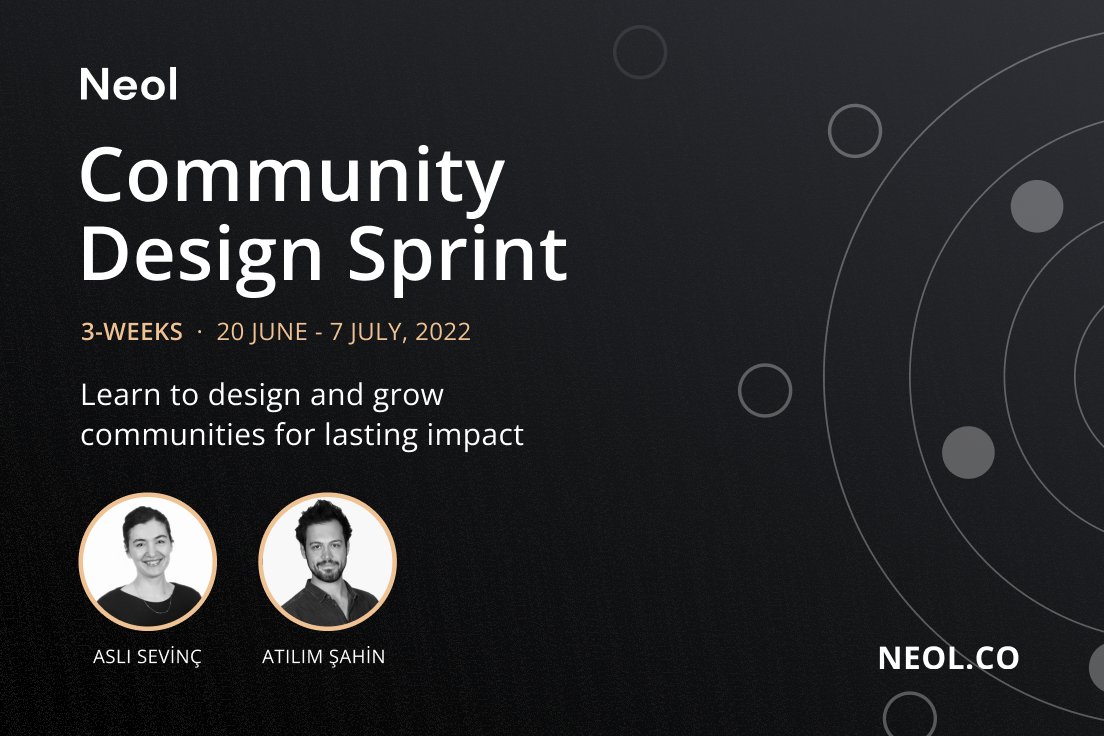 Join our 3-week program to explore🔭 essential community practices such as adapting a gardener mindset🧑‍🌾, network weaving, curation, facilitation, distributed ownership and DAO’s.

Learn to design and grow communities for lasting impact.

Apply at neol.co
