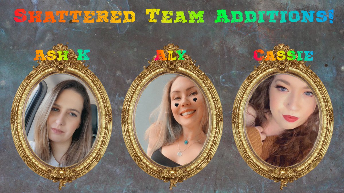 ShatteredTheOrg's tweet photo. Hey friends! Today is the last day to apply to Season 2!!!! We promise, you don’t wanna miss it! In the meantime 😏 check out these 3 amazing additions to our production team https://t.co/X8Xn1kL9TN