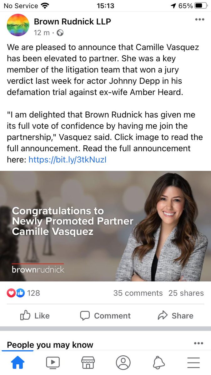 Well deserved #CamilleVasquez 
#JohnnyDeppGotJustice 
#JohnnyDeppIsInnocent 
#johnnydeppverdict