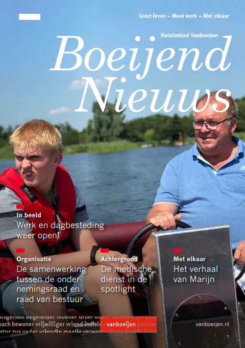 De voorjaarseditie van Boeijend Nieuws is uit! Deze editie staat weer vol met prachtige verhalen en foto’s zoals het levensverhaal van Marijn, bewoner bij Vanboeijen. Je leest het via: vanboeijen.nl/boeijend-nieuw…
#vanboeijen #boeijendnieuws #goedleven #mooiwerk #metelkaar