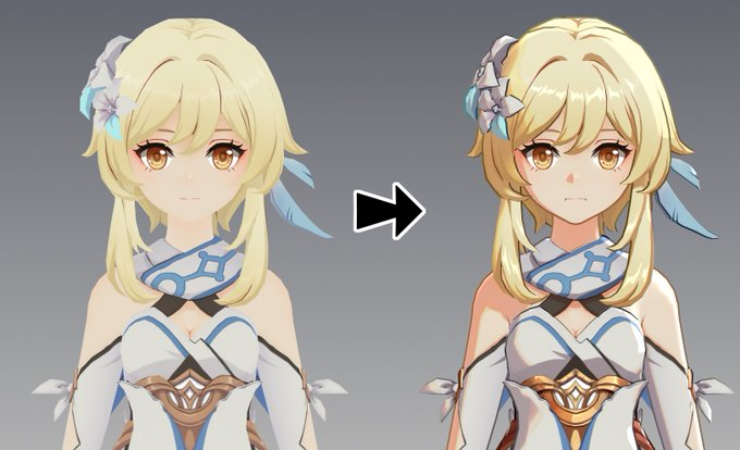 mme_archive's tweet image. #effectupdate/#effecttutorial: @Manashiku has recently updated their MMDGenshin shader effect to V0.1.5! @MonoCereal has also updated their MMDGenshin tutorial accordingly with a guide directory. 
DL: github.com/Manashiku/MMDG…
Tutorial: docs.google.com/document/d/1pY…
#GenshinImpact