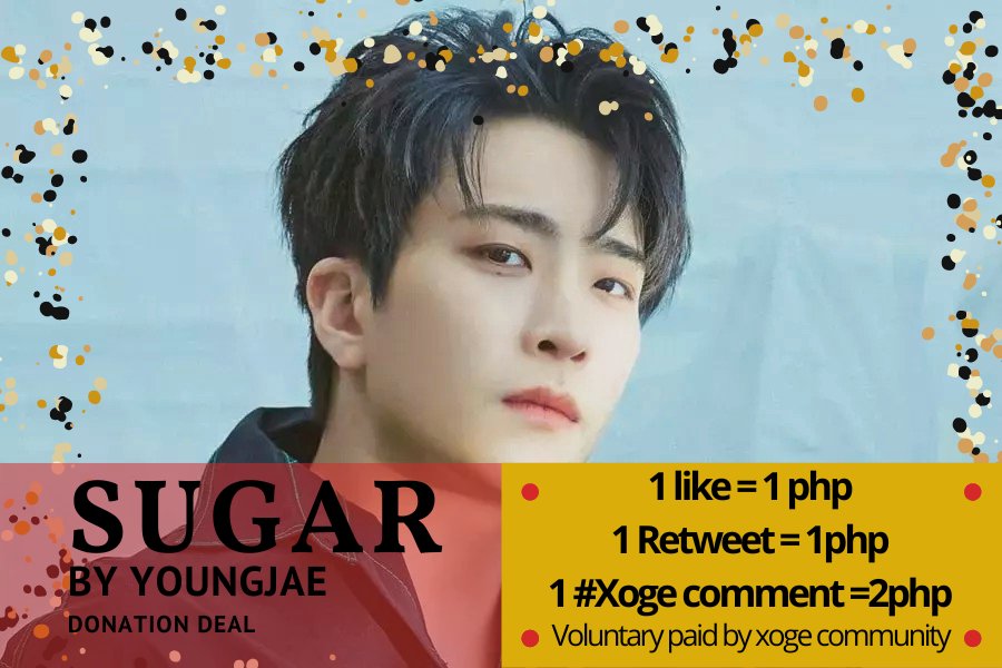 [DONATION DEAL WITH #XOGE]

Like, retweet and comment deal for every ahgase and youngjae fans who wish to donate for his upcoming solo but unable to. 

max. of 200 $usd to send to <a href="/with_CYJ333/">With Youngjae</a>
that ends in 48 hours

#영재 #YOUNGJAE #SUGAR <a href="/GOTYJ_Ars_Vita/">N</a> <a href="/YOUNGJAExArs/">영재 YOUNGJAE</a> 
👇