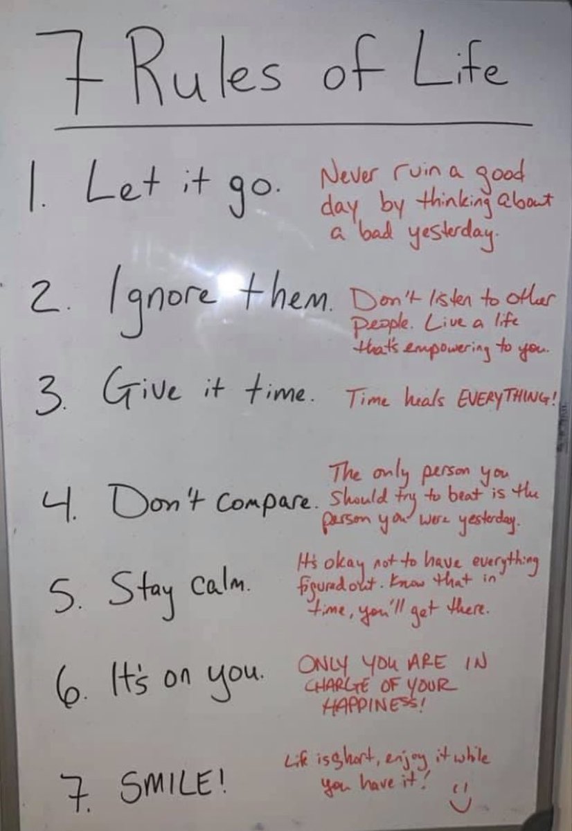CoachBurton13's tweet image. 7 Great Rules in Life 🎯