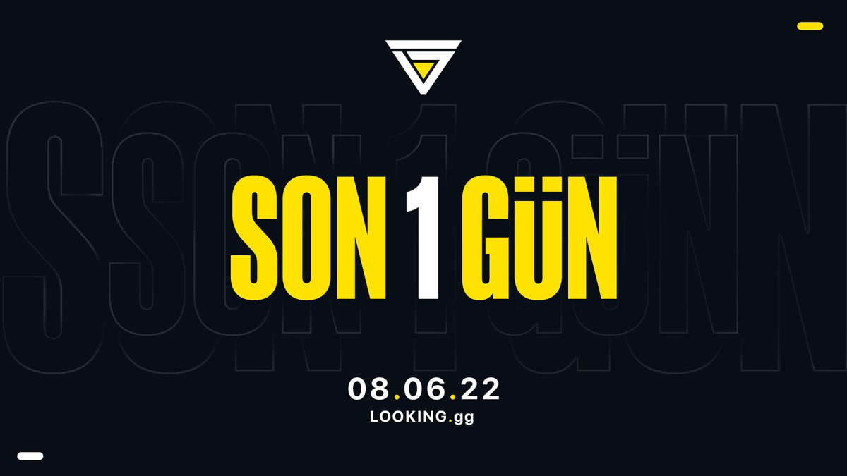 LOOKINGdotgg's tweet photo. Herkes hazırsa başlıyoruz!
⏳08.06.2022
#LOOKINGLoading
https://t.co/yeWdMxKlgK https://t.co/RwXf8cbnDz