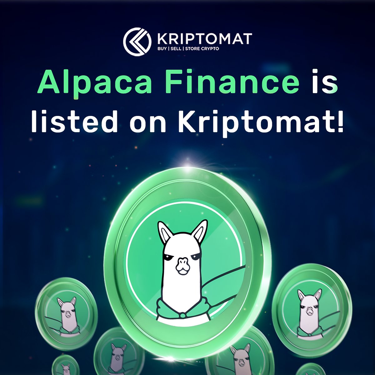 kriptomat's tweet photo. Check out the great APY stats at Alpaca Finance. This lending protocol brings lenders and borrowers together without the overhead of banks and financial institutions. Buy $ALPACA at https://t.co/U2XBXjlOox. #Alpacafinance #DeFi #cryptocurrency #Kriptomat https://t.co/gFNJ23ns3a