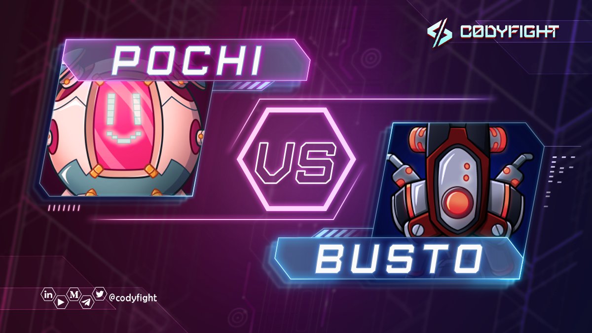 codyfight's tweet photo. Let’s give it up for another battle between our Codyfighters!

Get your hands ready to RT and Like the pair below 👇

❤️ for Pochi
♻️ for Busto

#Metaverse #NFT $CTOK #NFTgame https://t.co/aQWVssDP6G