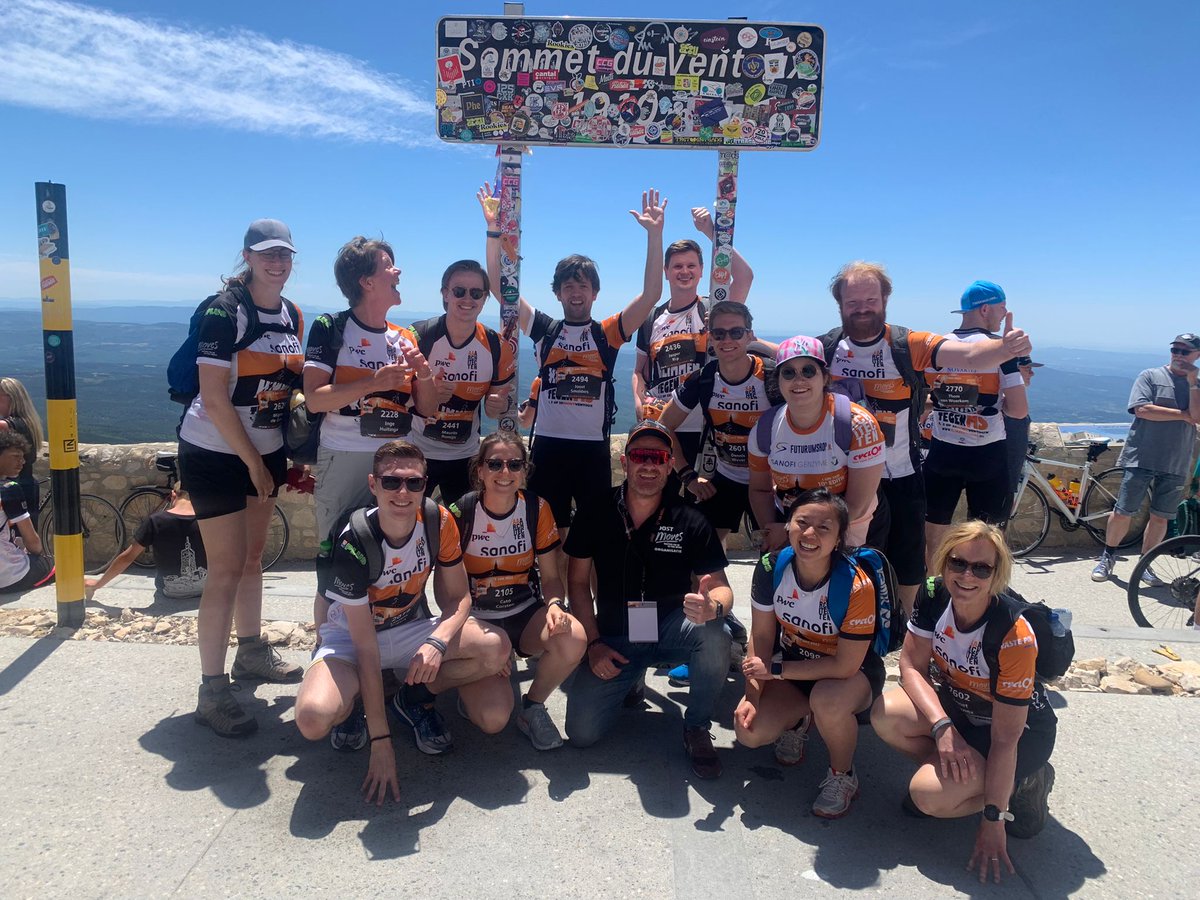Yes, reached the summit of Mont Ventoux with <a href="/MoveS_MS/">MoveS</a>, team #ErasMS and team #NHB! Touched and inspired by the stories of all participants with and without #MS and proud of the team. Back to work now! Joost@ErasMS