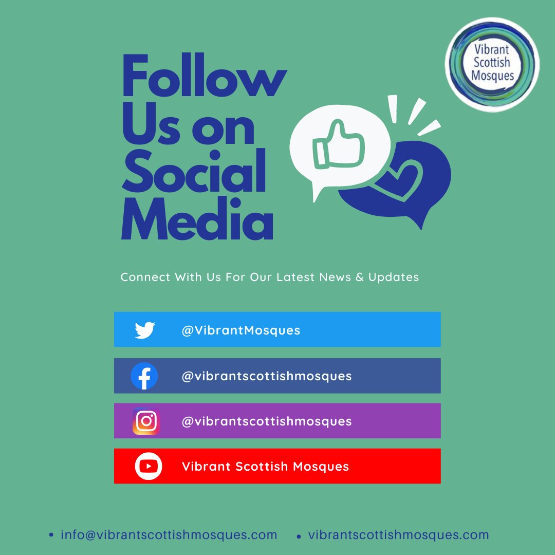 VibrantMosques's tweet photo. Follow us on our other social media platforms, connect, like and share our posts to help expand our cause and stay up to date with our latest news and events.

#followus #socialmedia #helpthecause #sharethecause #sadaqajariyyah #sadaqa #hearmyvoice #womeninmosques #connectwithus https://t.co/8rriPFqjyN