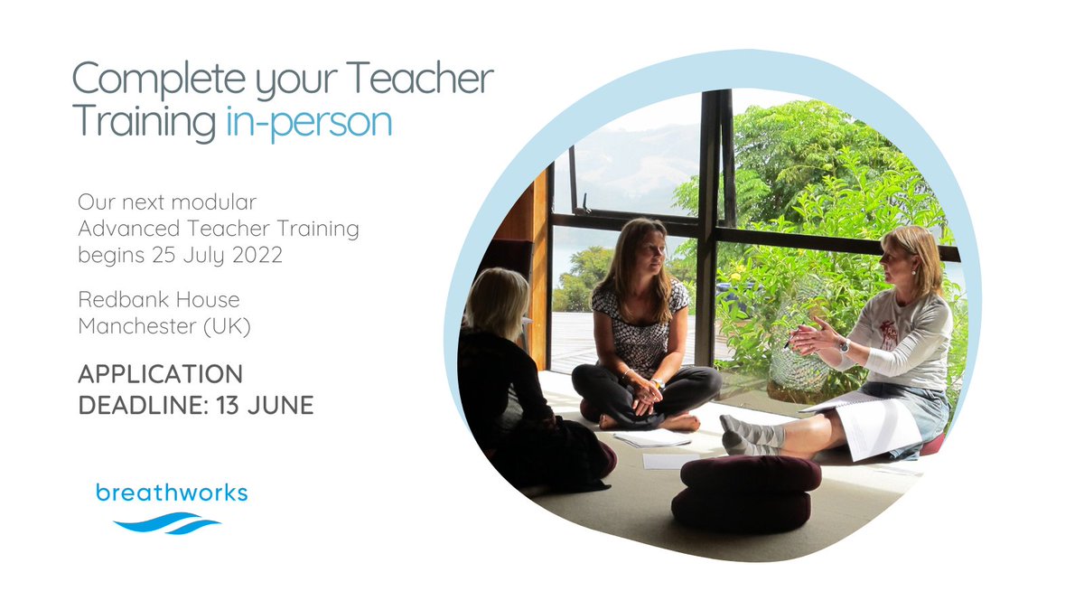 6 days left to apply for our in-person Advanced Teacher Training!

With virtual events becoming new the normal, some are missing ‘real life’ connections and the magic that comes with simply sharing the same space as others. 

Apply before 13 June:  bit.ly/3MgO4VL
