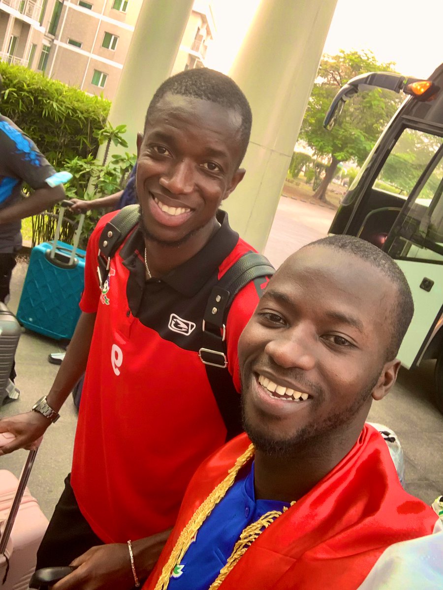 Sibis87's tweet photo. The Gambia 🇬🇲 National Team in Congo Brazzaville on there arrivals https://t.co/iCGvLg5uxo