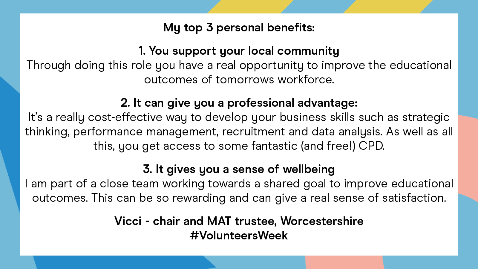 GovernorHub on Twitter "VolunteersWeek 💬Tells us why you volunteer as