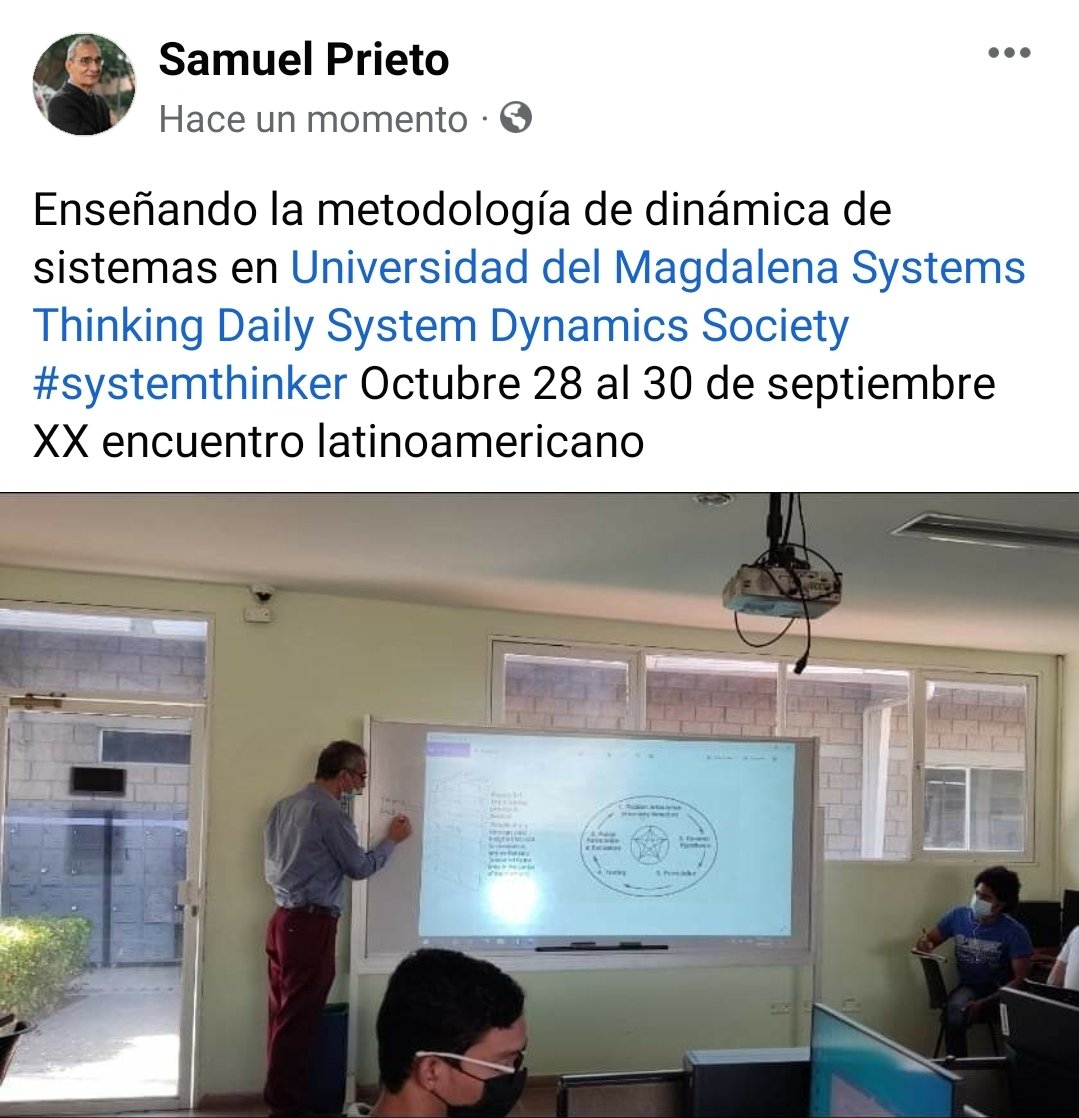 samuelprieto's tweet photo. @Unimagdalena @S_D_Society @pverasalazar @japarrav @johntabordag @cabreraresearch #systemthinker https://t.co/UpfjtIrvc2