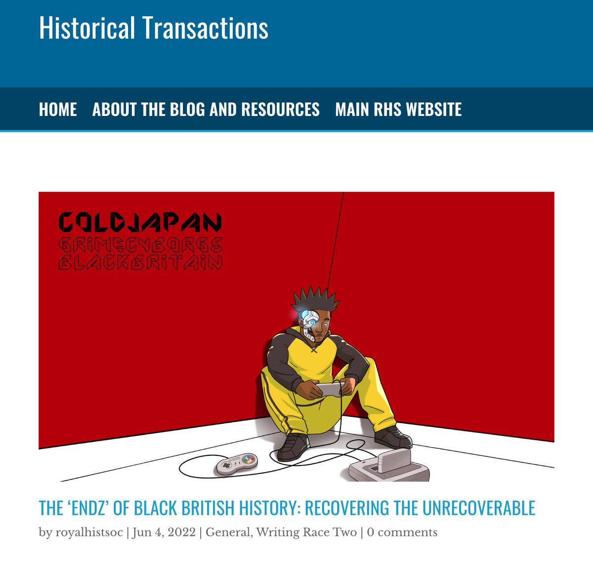 warren_desu's tweet photo. My commentary on the "Endz" of Black British History out now on the Royal Historical Society blog as part of their "Writing Race" series 📝 @RoyalHistSoc 
🔗 https://t.co/hOpPH1KNFX https://t.co/L0ru59pwyN