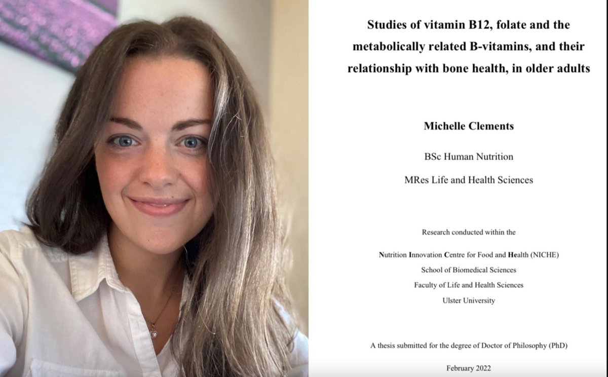 Congratulations Dr Michelle Clements <a href="/NICHE_ULSTER/">NICHE</a>  on submitting her final thesis - well done from all of us in the Doctoral College! Congrats also to supervisors Prof Helene McNulty, Prof Mary Ward, Dr Leane Hoey, Dr Catherine Hughes #PhDone