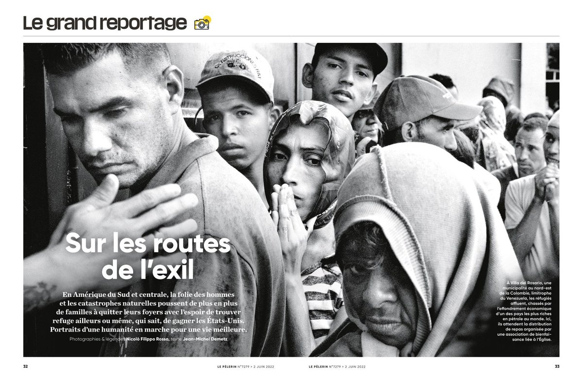 dans <a href="/LePelerincom/">Le Pèlerin (Bayard Presse)</a> #reportage de <a href="/nicolo_rosso/">Nicolò Filippo Rosso</a> 6 pages
#migrant #Colombie #Venezuela #Colombia #photojournalism