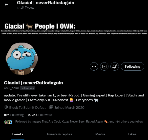 SpreenWs's tweet image. My brother Gl_acial followed me, W or W?