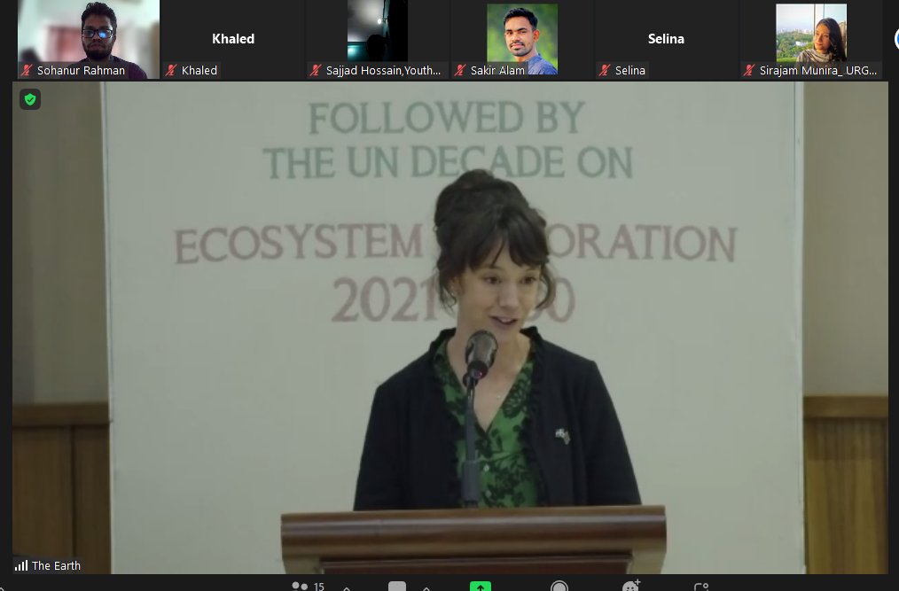 YouthNetGlobal's tweet image. #HappeningNow: @SwedenAmbBD is addressing at the concluding ceremony at the #ClimateCamp which is hosted by @theearthbd in partnership with @ClimateParliam1 and  @YouthNet4CC. @saberhc @RazzaqNahim