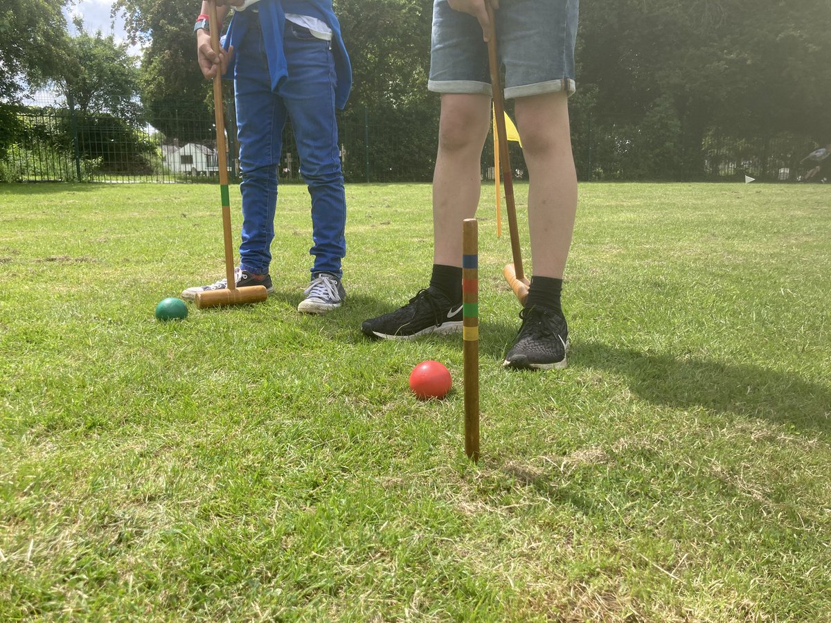 Jubilee celebrations continue…This afternoon all pupils had a go at the quintessentially British sport of croquette, learning etiquette &amp; sportsmanship! <a href="/SNDSchoolSport/">SND School Sport</a> <a href="/PDET_MAT/">PDET</a> <a href="/Nsport/">Northamptonshire Sport</a>