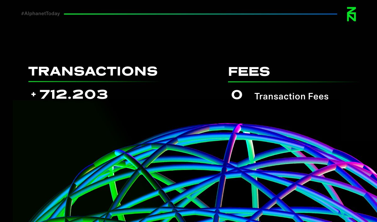 Zenon_Network's tweet photo. #AlphanetToday
Over 712k txs settled on Alphanet so far.
0 tx fees.
#NoM #DAO $ZNN $QSR https://t.co/vqFMRnfGz3