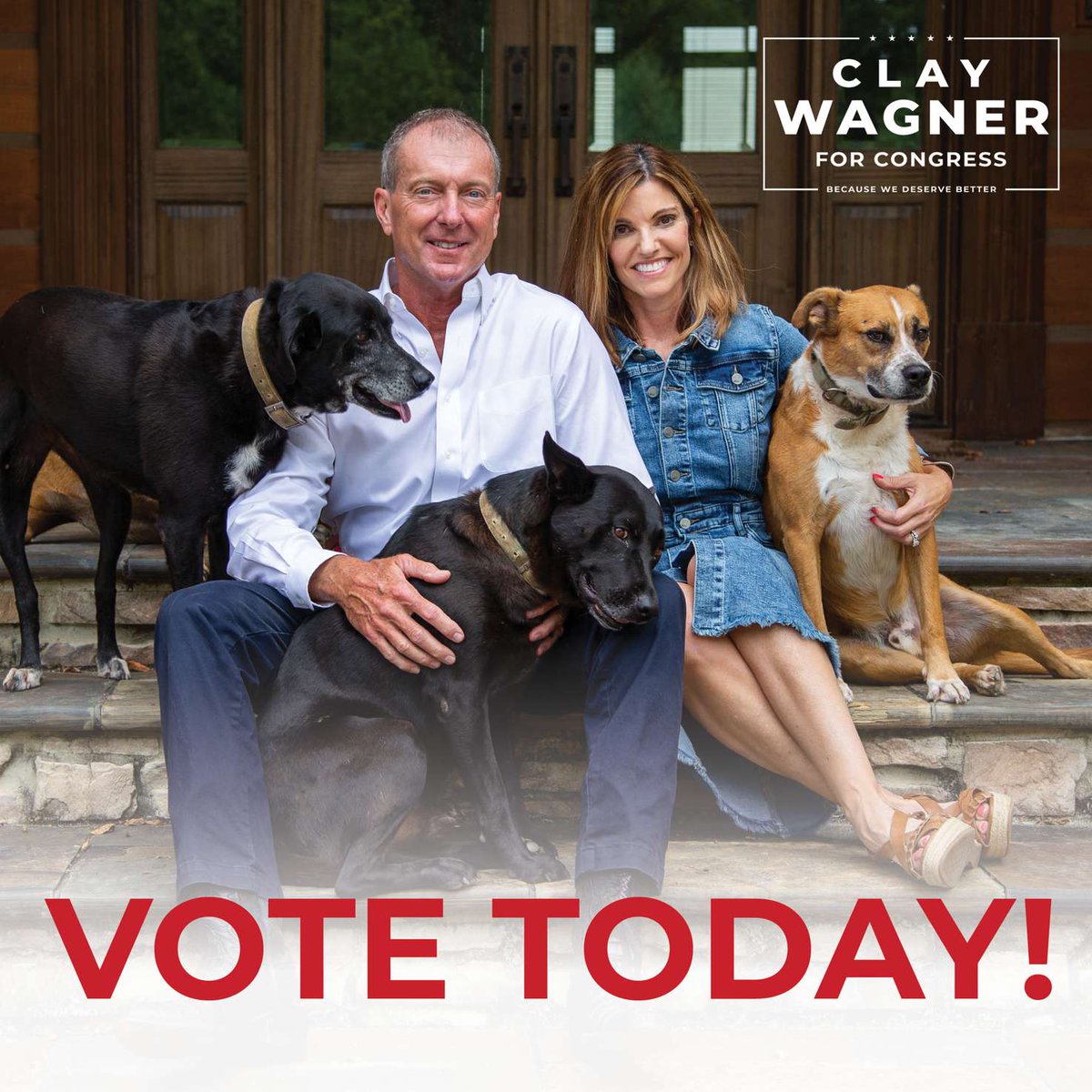 CongressClay's tweet photo. Today is the day you make a difference! Vote for a real conservative. Vote Clay Wagner today! https://t.co/P1clggePn2