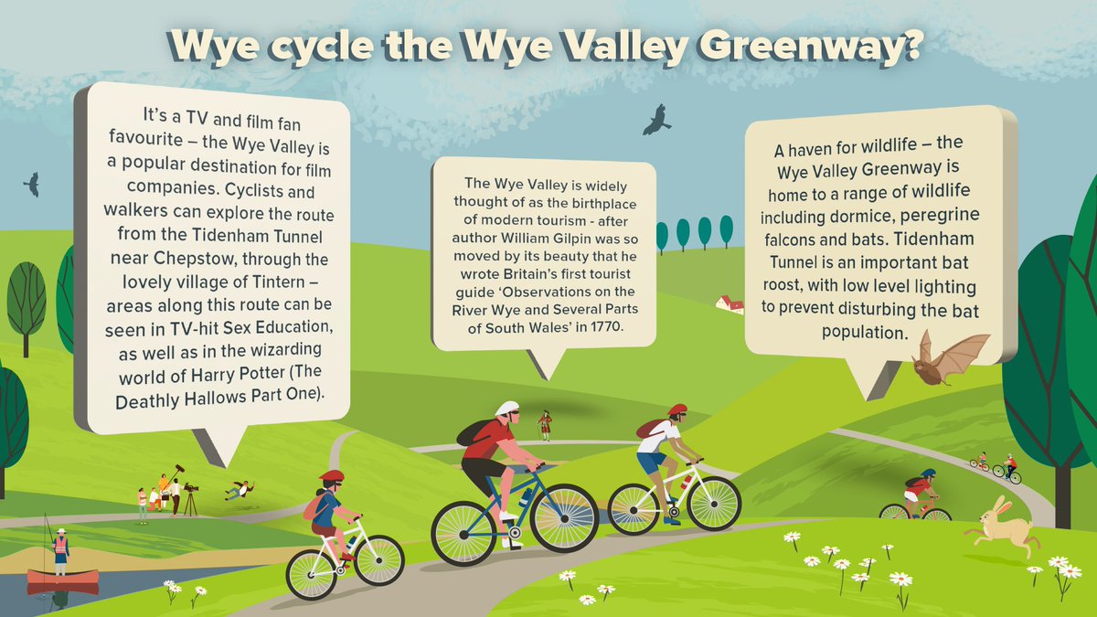 This #BikeWeek, we're  challenging more people to explore their local community on their bikes. 

Tidenham Tunnel is part of the picturesque Wye Valley Greenway on the border between Wales and England. So, Wye not pay it a visit?

▶️ nationalhighways.co.uk/our-work/histo…

<a href="/WeAreCyclingUK/">Cycling UK</a>