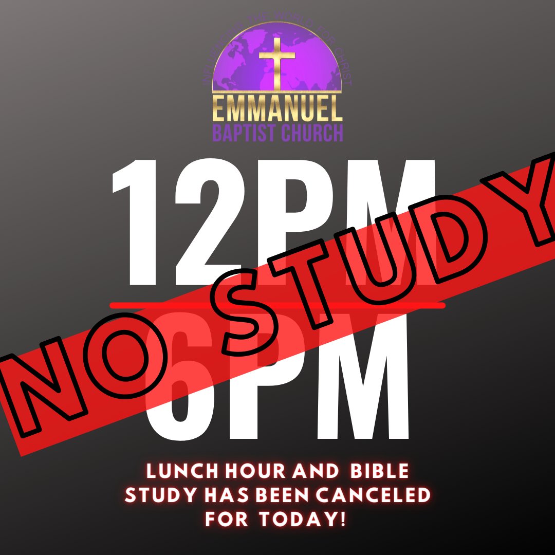 EmmanuelBC's tweet image. Hey family, we are not having noon day and bible study tomorrow. Please enjoy your night.