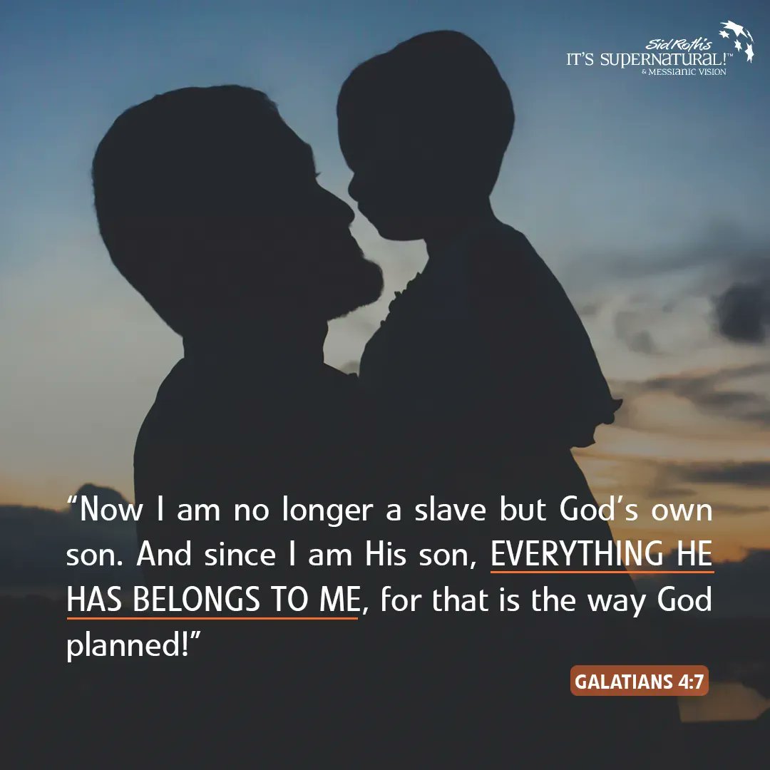 SidRothTV's tweet photo. Galatians 4:7, "Therefore you are no longer a slave but a son, and if a son, then an heir of God through Messiah."
#supernatural #verseoftheday #share #bible #biblegraphics #comment #likeforlikes #instagram #ticktock #viral #trending #instagood #tweet https://t.co/MrAGG1o08q