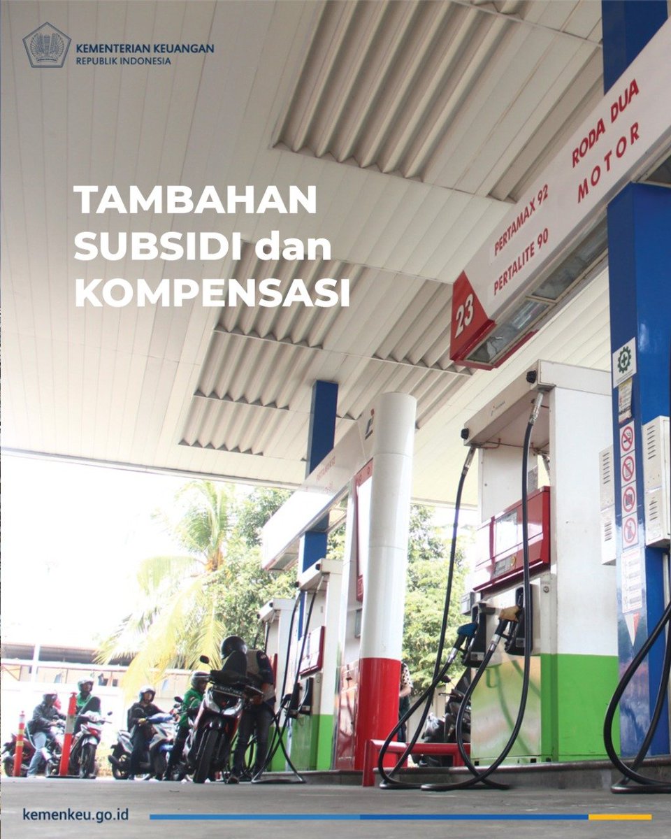 KemenkeuRI's tweet photo. Harga-harga komoditas dunia naik tinggi, termasuk energi.

Indonesia tentu kena dampaknya, tapi Pemerintah menjaga agar masyarakat tetap terlindungi. ✨

Bagaimana caranya? https://t.co/49sePkh9KJ