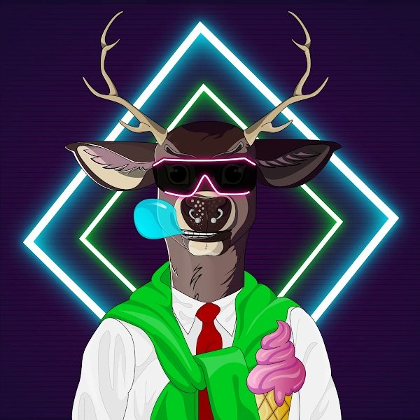 Retro Deer tweet media