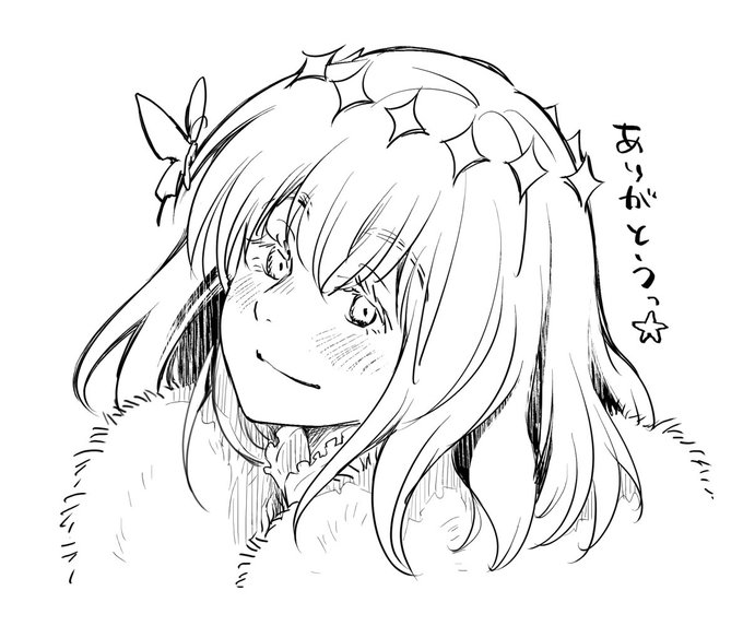 アクスタ通販のメッセージカードに描いた白オべ&boostカードの黒オベ。スルッと差分ができちゃうオベはかわいいね 